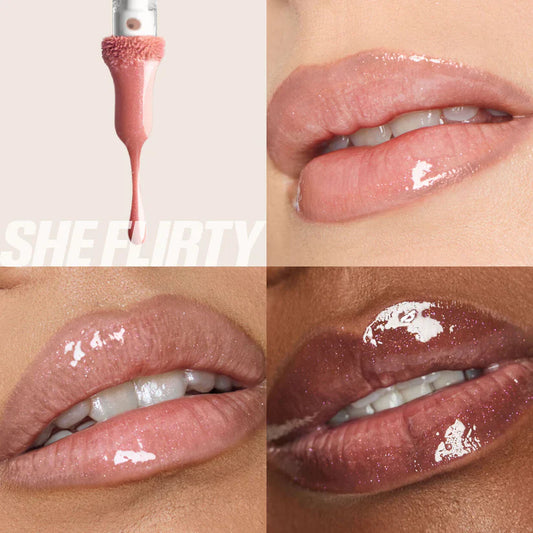 Huda Beauty Icy Nude FAUX FILLER Lip Gloss