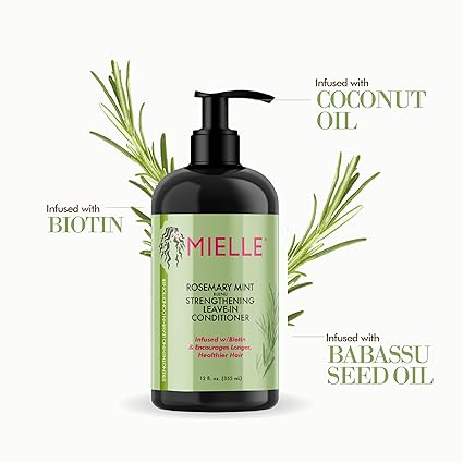 Mielle Organics Rosemary Mint Strengthening Leave In Hair Conditioner