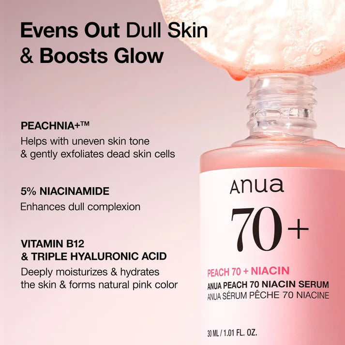 Anua Peach 70 Niacin Face Serum 30ml