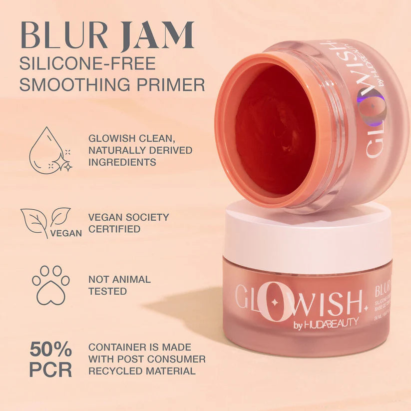 Huda Beauty GloWish Blur Jam Silicone Free Smoothing Primer 26ml