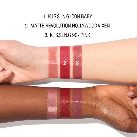 Charlotte Tilbury Iconic Hollywood Lipstick Trio Set