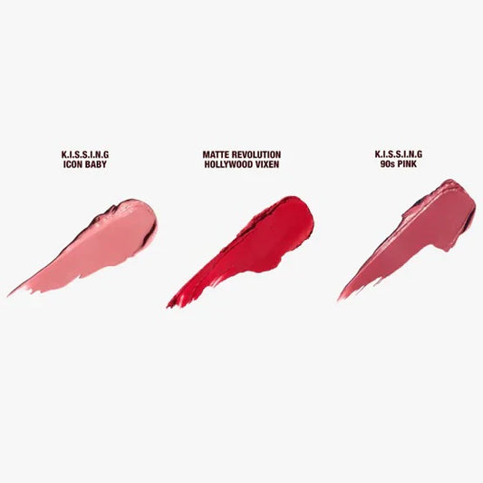 Charlotte Tilbury Iconic Hollywood Lipstick Trio Set