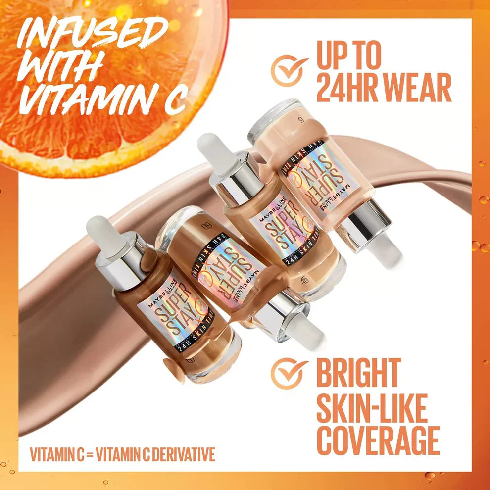 Maybelline SuperStay Foundation 24HR Skin Tint with Vitamin C