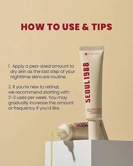 K-SECRET SEOUL 1988 Retinal Liposome 4% + Fermented Bean Eye Cream