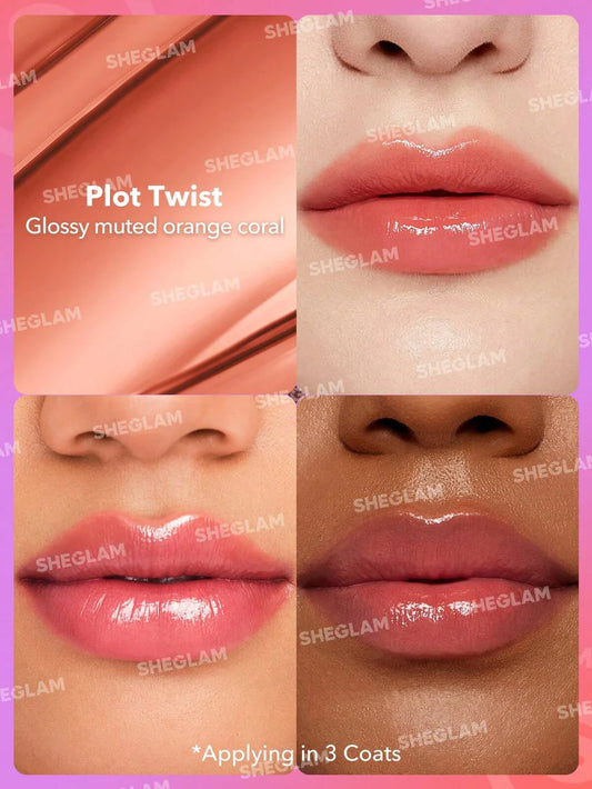 Sheglam Mirror Kiss High-Shine Lipstick