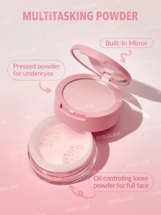 SHEGLAM Face Setting Powder Duo-Bubblegum