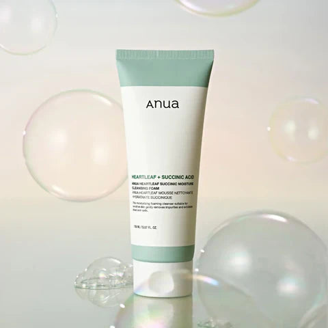 Anua Heartleaf Succinic Moisture Cleansing Foam 150ml