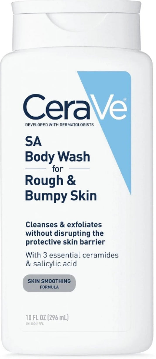 CeraVe SA Body Wash For Rough & Bumpy Skin 296ml