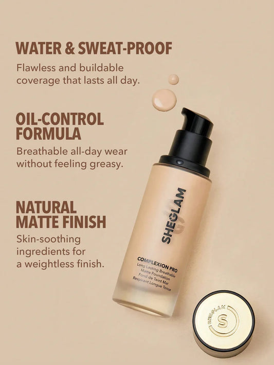 SHEGLAM Complexion Pro Long Lasting Matte Foundation