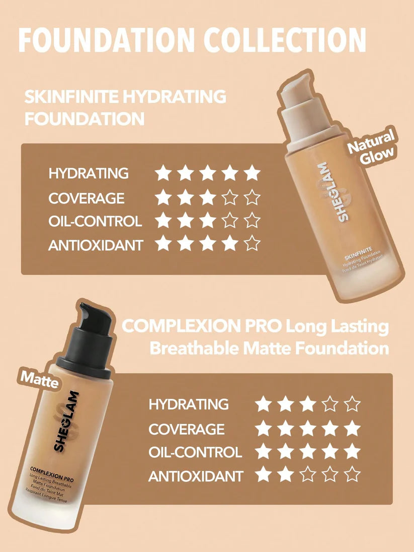 SHEGLAM Complexion Pro Long Lasting Matte Foundation