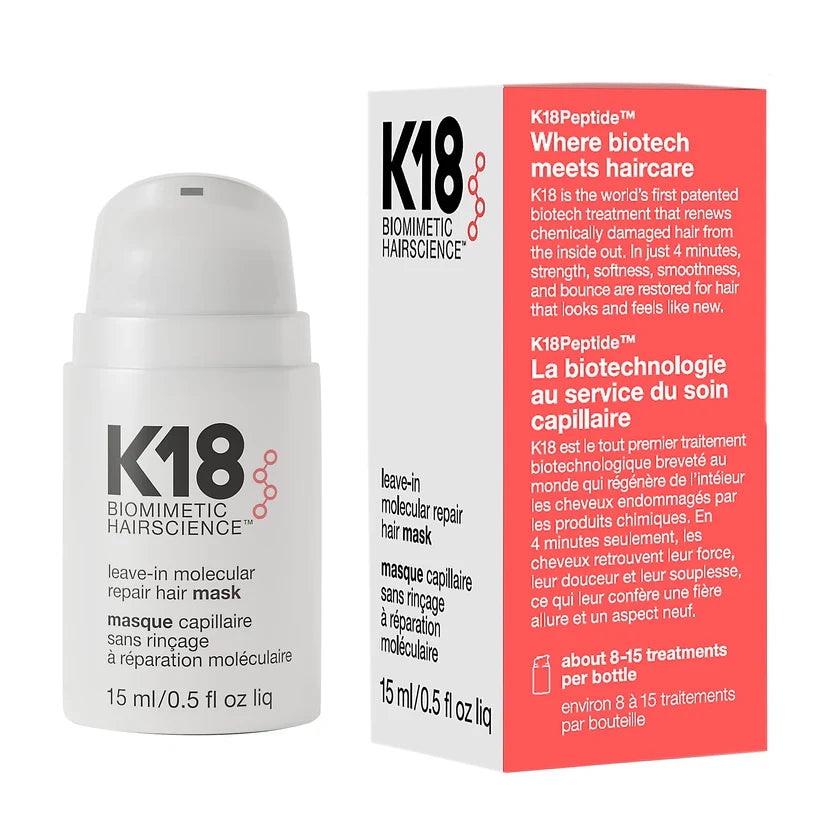 K18 Leave In Molecular Repair Hair Mask 15ml