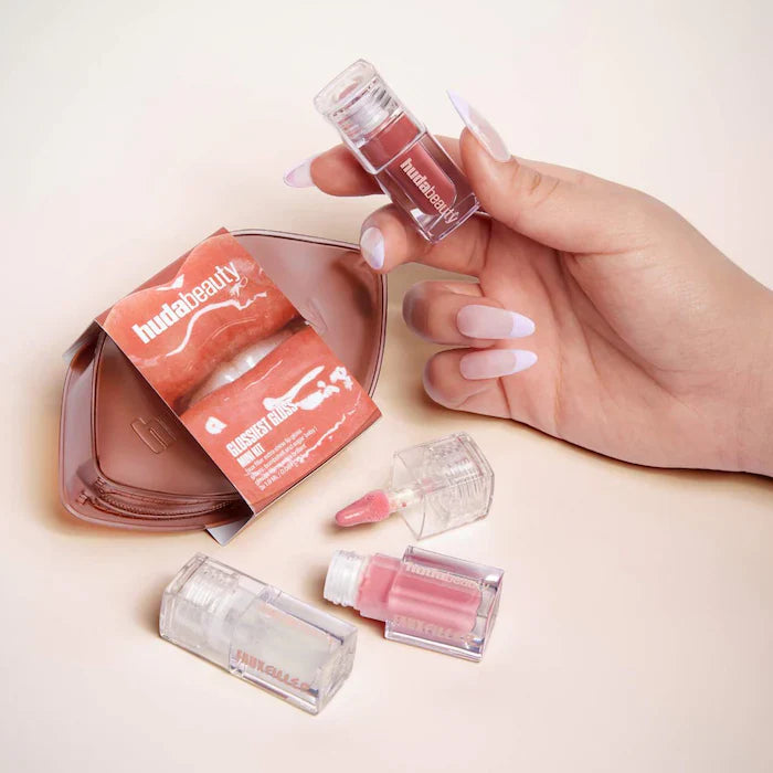 Huda Beauty Mini Glossiest Gloss Lip Gloss Set