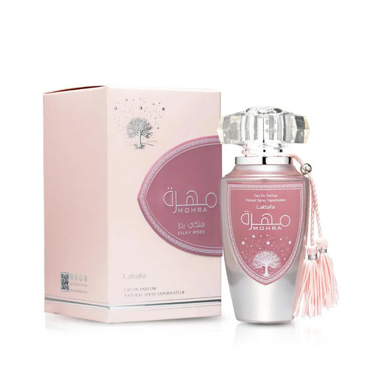 Mohra Silky Rose Lattafa EDP Perfume for women 100ml