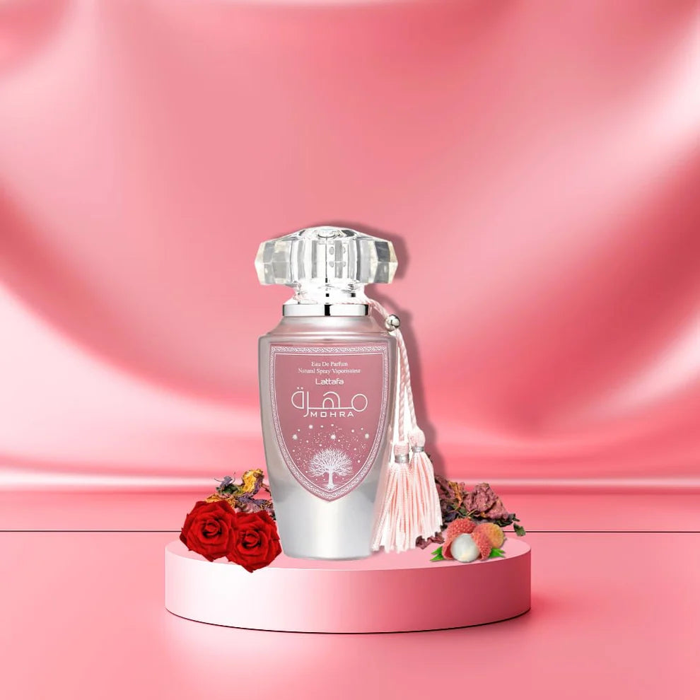 Mohra Silky Rose Lattafa EDP Perfume for women 100ml