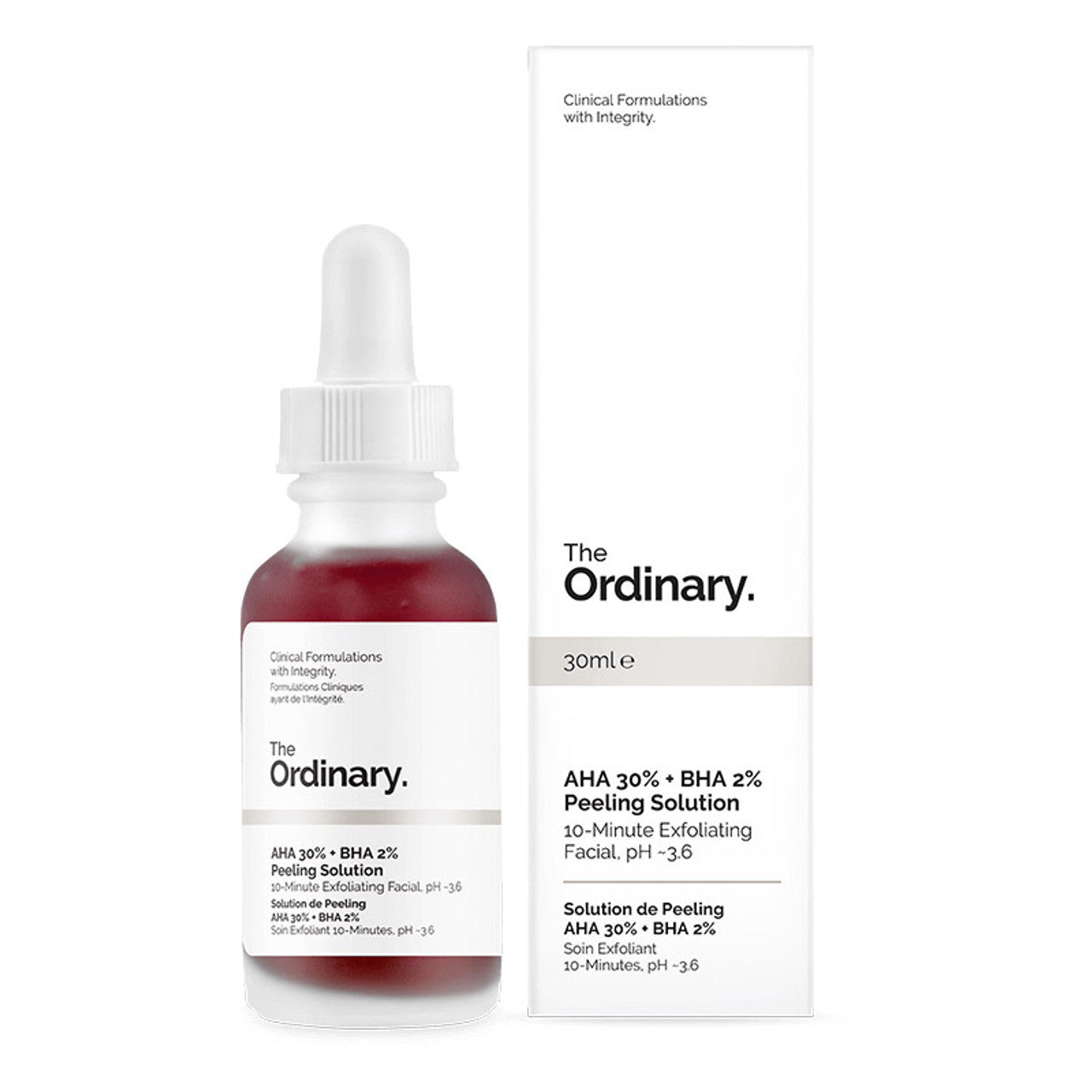 The Ordinary AHA 30% + BHA 2% Peeling Solution Face Serum 30ml