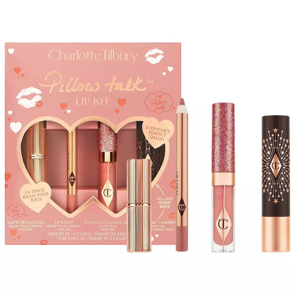 Charlotte Tilbury Pillow Talk Lip Kit 4 Piece LIMITED EDITION