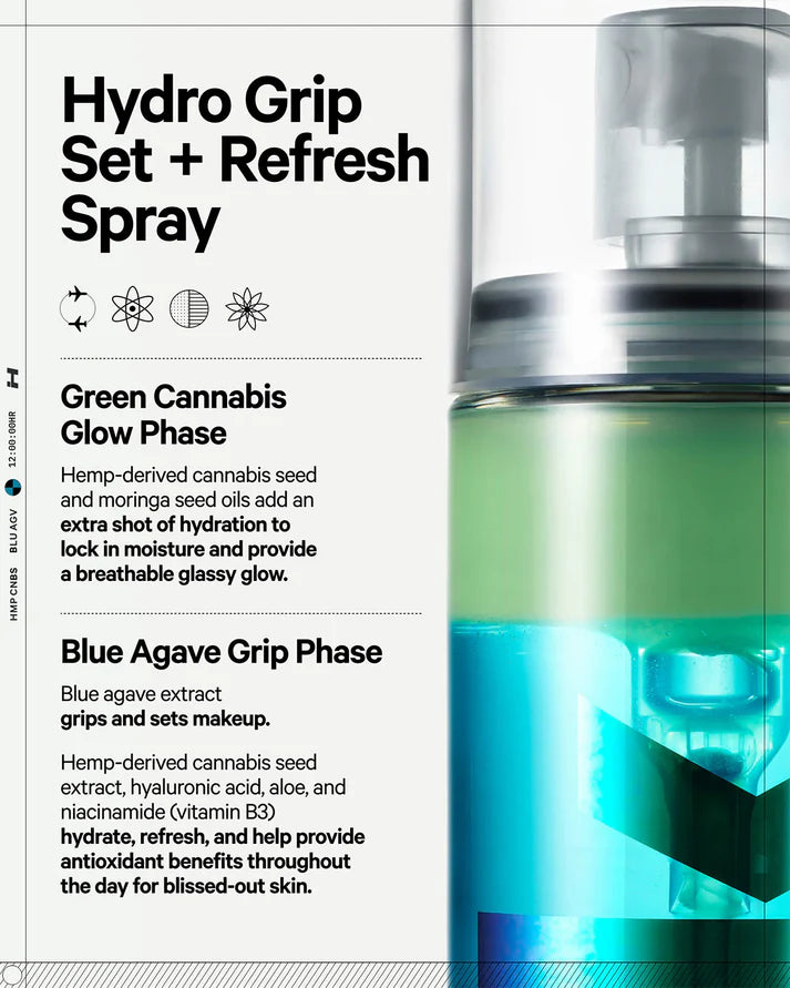 Milk Makeup Hydro Grip Set + Refresh Hydrating Makeup Setting Spray 100ml