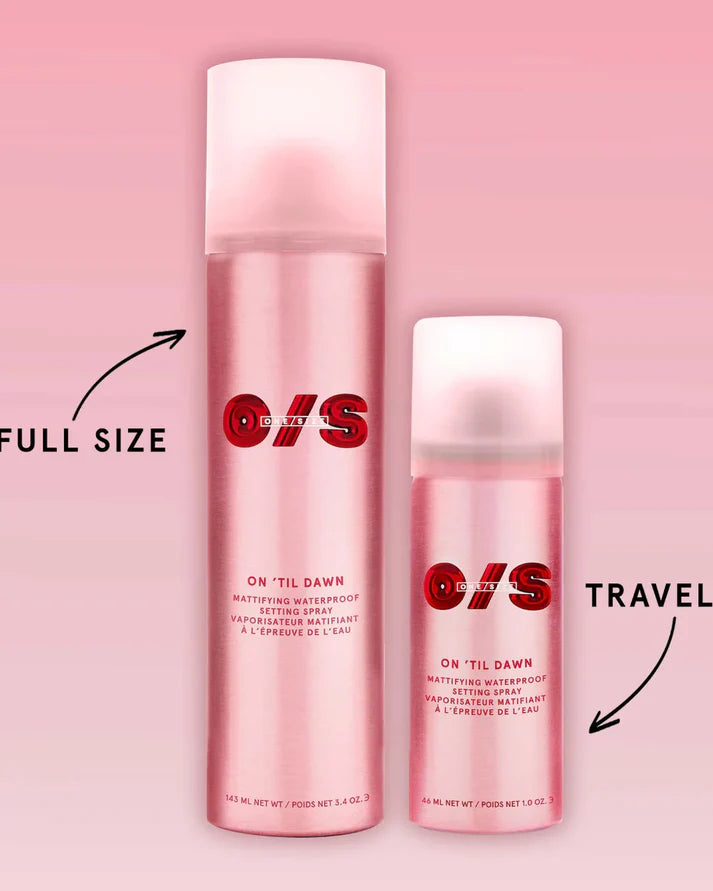 One Size On Til Dawn Mattifying Waterproof Setting Spray Full size 143ml