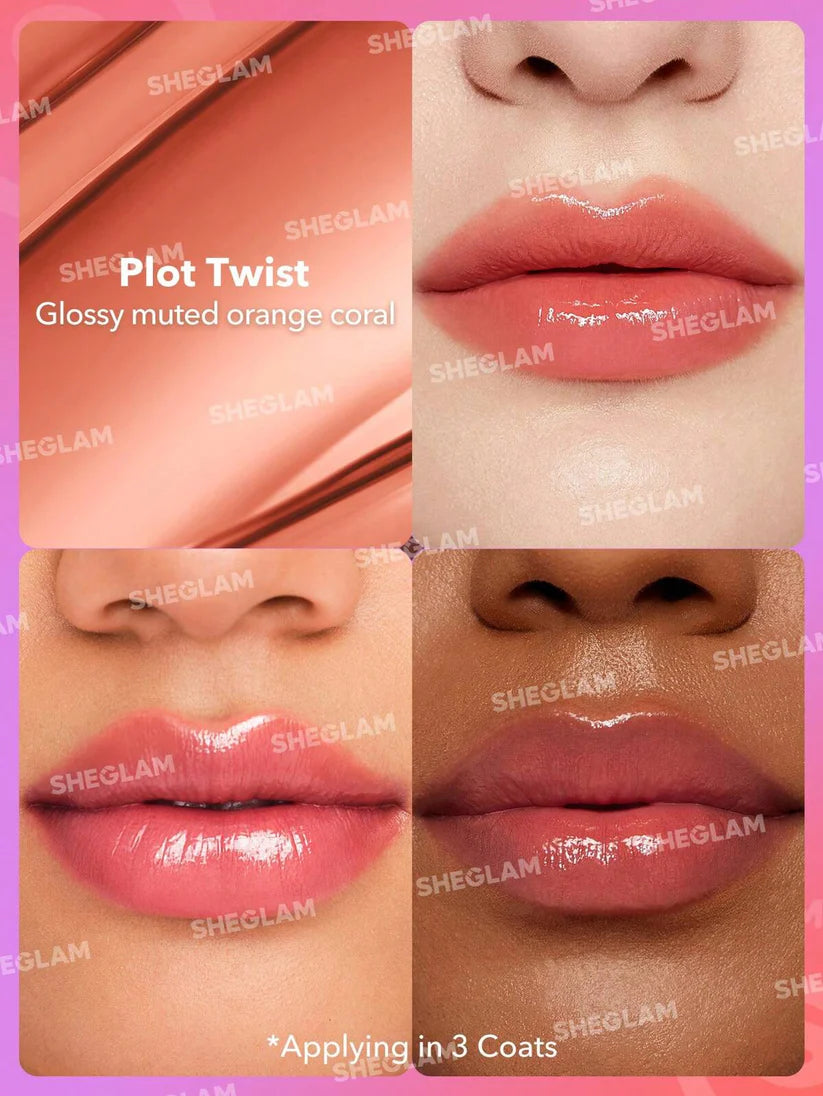 Sheglam Mirror Kiss High-Shine Lipstick