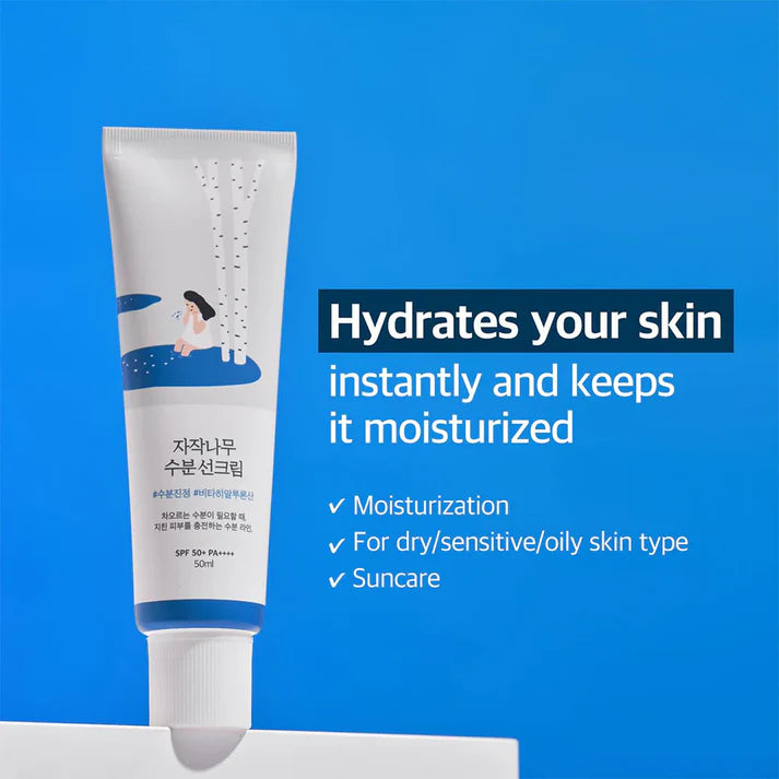 Round Lab Birch Juice Face Moisturizing Sunscreen SPF50+ PA++++