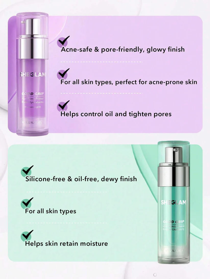 SHEGLAM Good Grip Hydrating Primer Blueberry 45Ml
