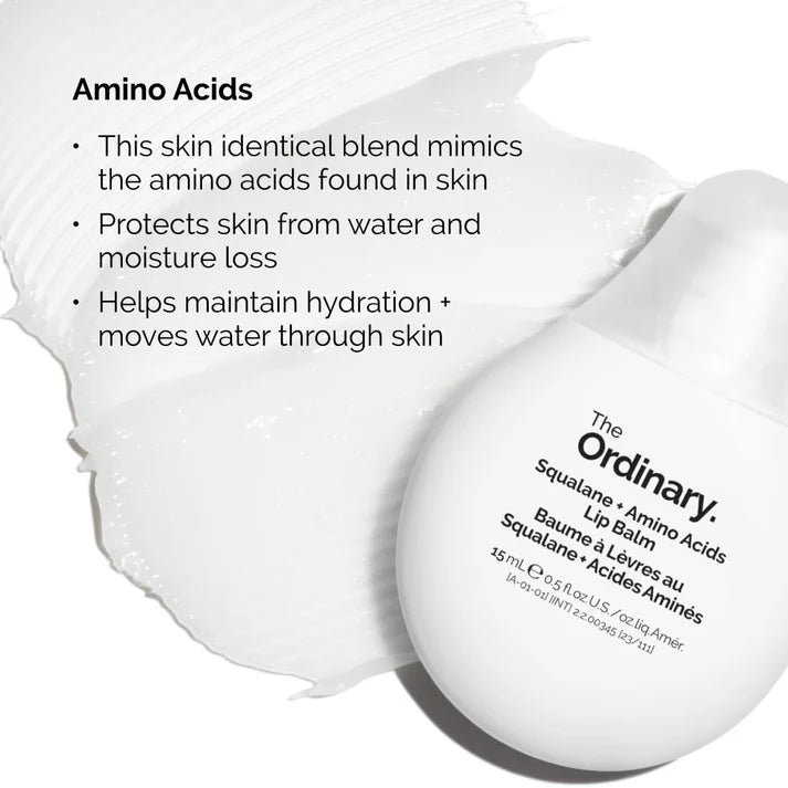 nourishing hydrating lip balm with squalane and amino acids