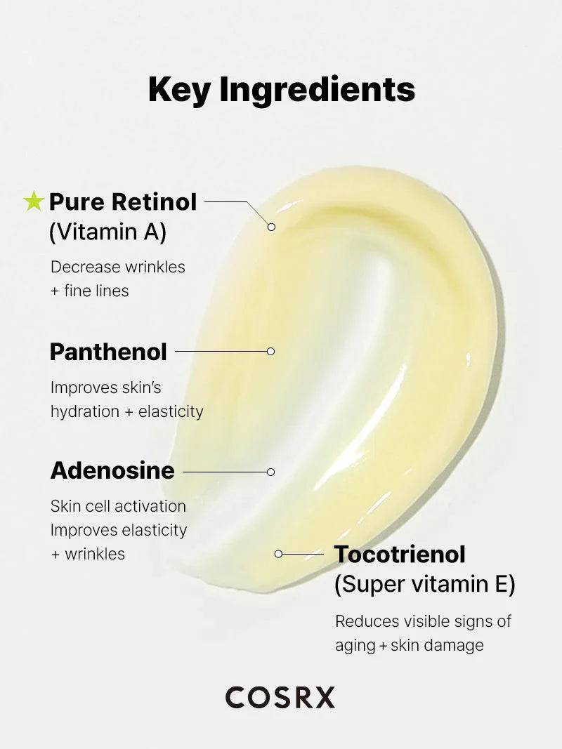 COSRX The Retinol 0.1 Super Vitamin E + Panthenol Cream 20ml